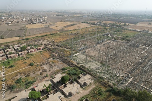 Landscape view near Dadu Grid Station.