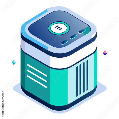 AI-powered personal air purifier wearable