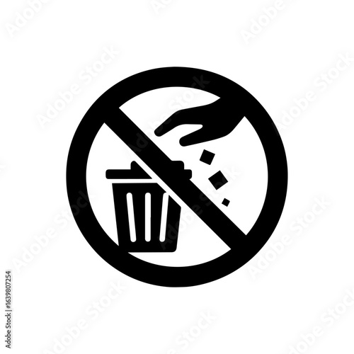 No littering icon