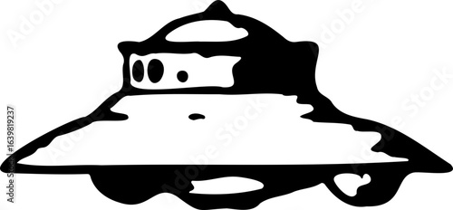 Hand drawn doodle abstract elements,  illustration. figuras ilustradas a mano color negro.