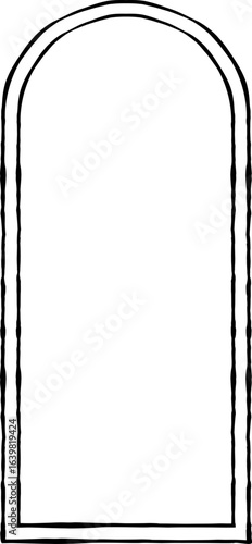 Hand drawn doodle abstract elements,  illustration. figuras ilustradas a mano color negro.