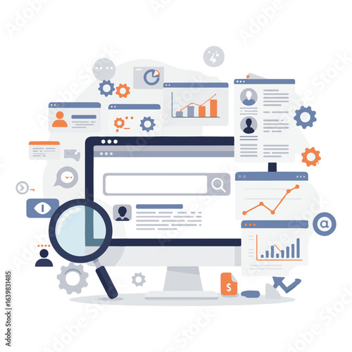 SEO dashboard and analytics for search engine optimization