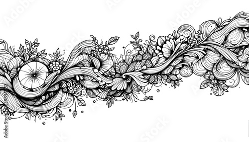 vector illustration of a dragon