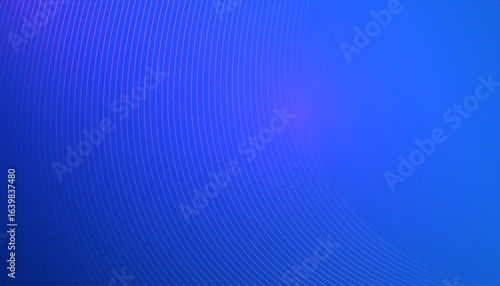 Blue abstract background with a dynamic swirling pattern of light lines and curves