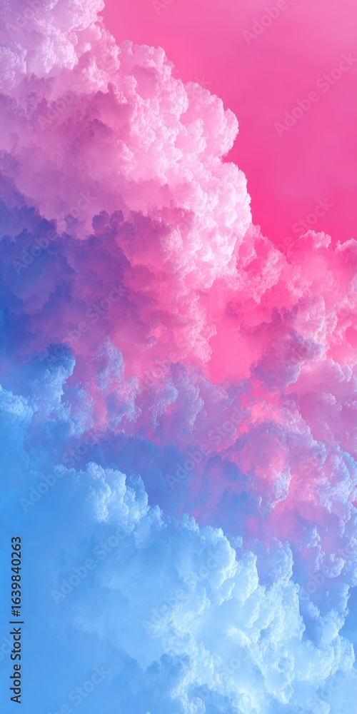Fototapeta premium pink sky and clouds