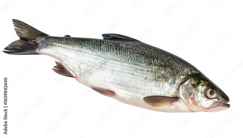 Fototapeta premium Fresh fish isolated on white