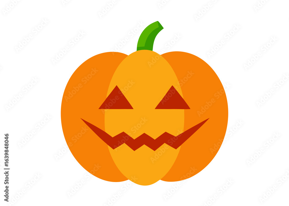 Cartoon Jack O Lantern Pumpkin Illustration on transparent background Cartoon Jack O Lantern Pumpkin Illustration on transparent background