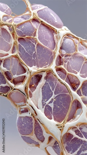 Abstract Pink Purple and Gold Mesh Texture Background