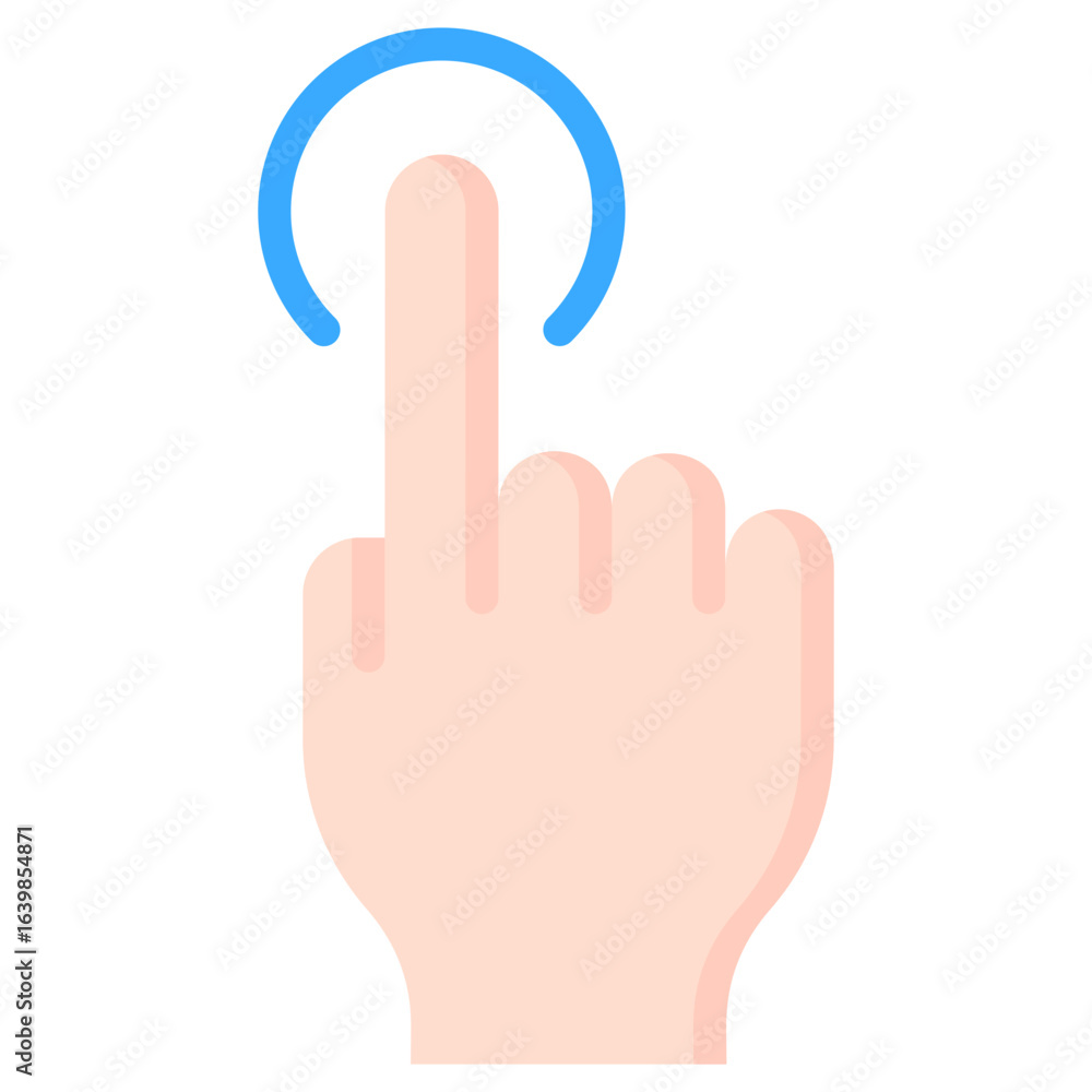 Fototapeta premium Touch Icon