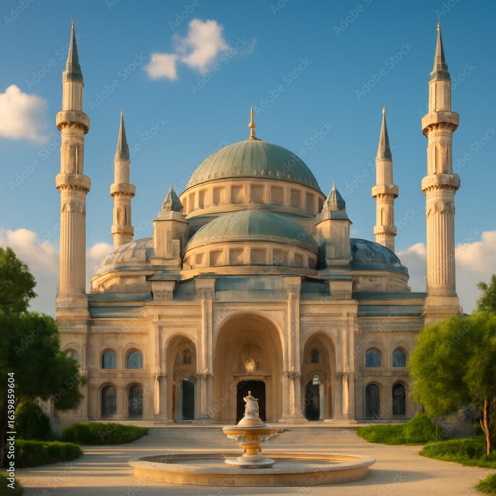 Naklejka premium the blue mosque