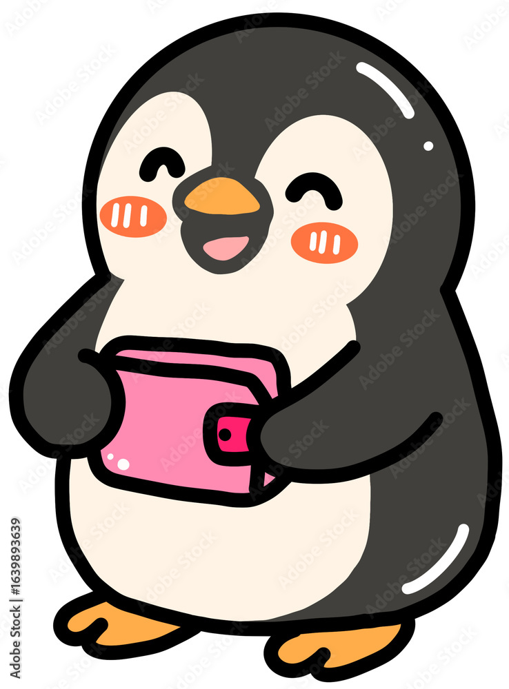 Naklejka premium Penguin
