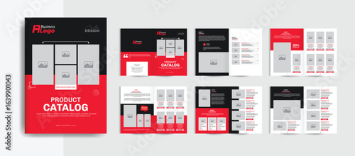 Catalog design or 12 pages product catalogue template design