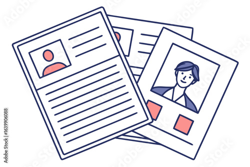 printed appointment slip and required ID documents neatly arranged for an upcoming illinois drivers license renewal