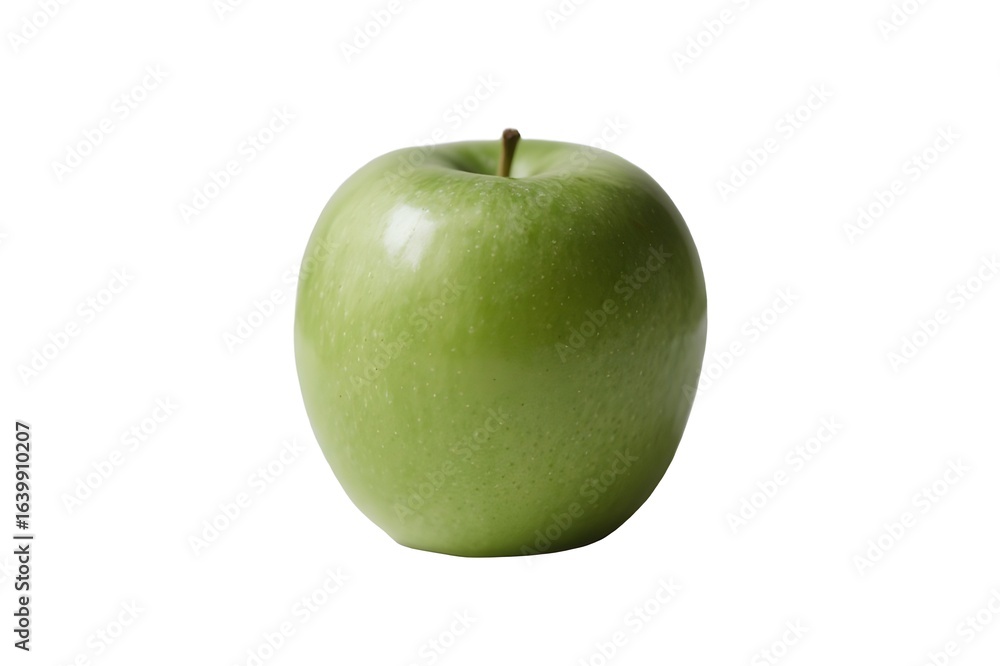 green apple on white background green apple on white background