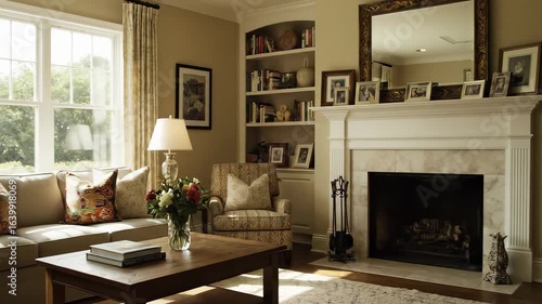 Wallpaper Mural modern living room Torontodigital.ca