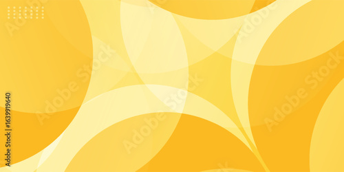 Fluid yellow gradient shapes composition. vector illustration.