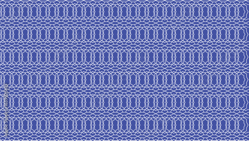 Seamless festive pattern featuring gold abstract stars, geometric ripple waves, and thin interlaced grid for high-end seasonal visual content