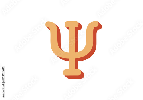 A minimalist 3d psi symbol for psychology and mental health