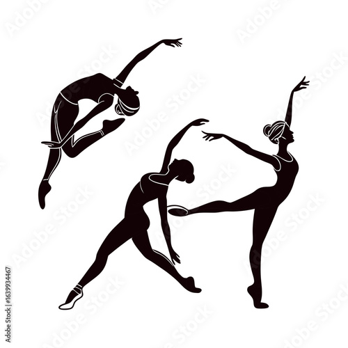 Artistic Dance Silhouettes