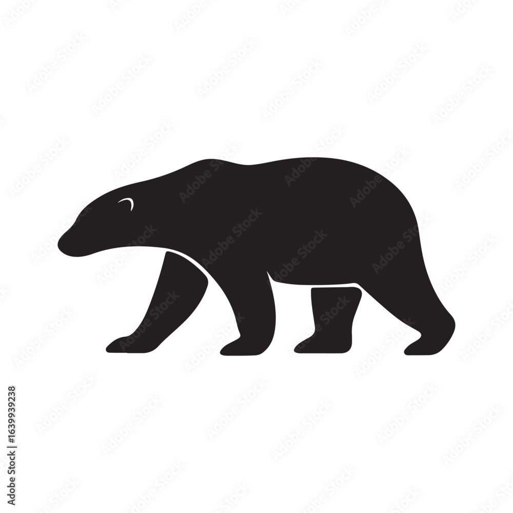 Fototapeta premium vector illustration of a bear