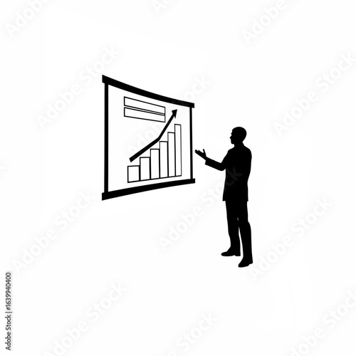 African american chief financial officer leading financial meeting