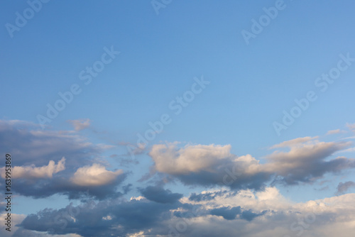 blue sky with clouds