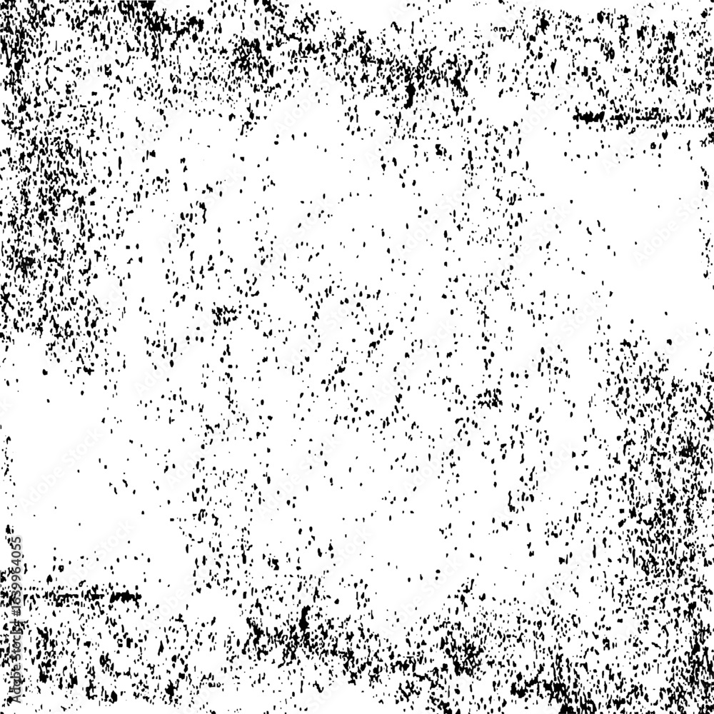 Obraz premium Old surface grunge texture with monochrome cracks chips and dotted pattern. Grunge style black and white background with vintage cracks chips and dots