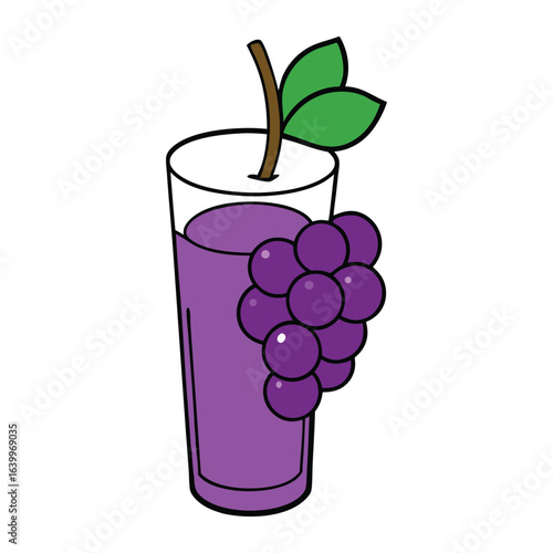 Refreshing and naturally sweet, grape juice bursts with rich fruity flavor and vibrant color, offering a delicious drink packed with antioxidants and vitamins.
