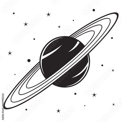 space rocket vector illustration