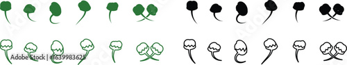Chili pepper icon set, capsicum collection hot spice vector group, jalapeno silhouette and outline, cayenne symbol bundle, vegetable pictogram pack in flat and line style for seasoning design isolated