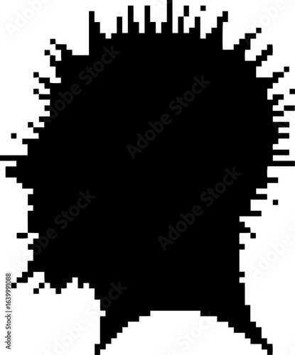 Black Retro futuristic frames. Iconos futuristas. abstract design