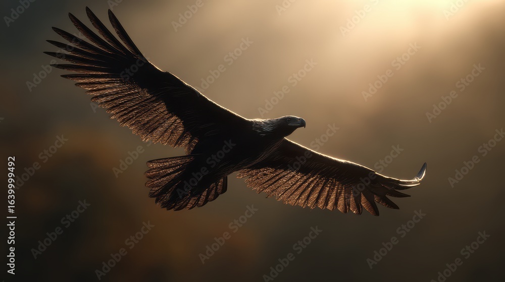 Fototapeta premium eagle in flight