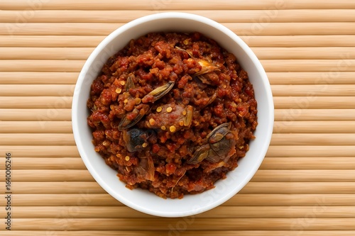 ชุดน้ำพริกแมงดาพร้อมชุดผัก / Horseshoe Crab Chili Paste with Fresh Vegetables Set