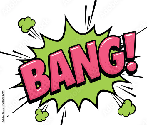 Comic book bang sound effect