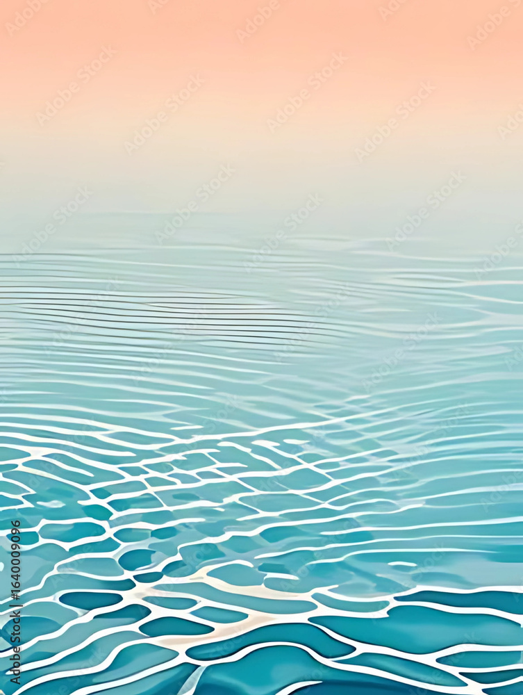 Naklejka premium Pastel Lavender Flow , Aqua Peach Serenit, Mint Rose Whispe
