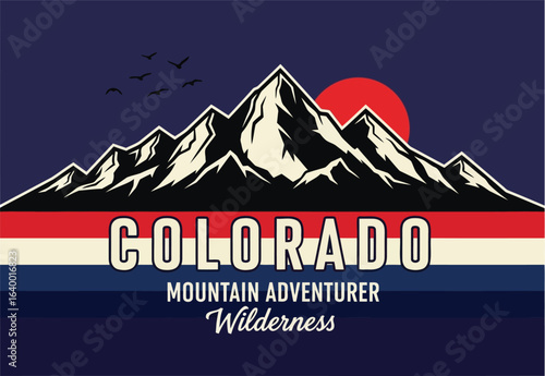 Colorado Mountain Adventure Graphic Design