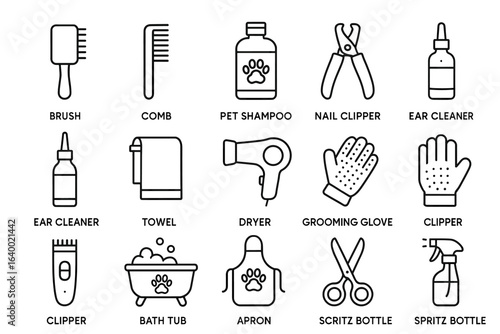 Pet grooming essentials: tools for dog and cat care