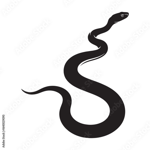Wallpaper Mural Elegant Black Mamba Silhouette – Black Mamba Vector Artwork for Creative Use – black vector of Black Mamba – snake vector

 Torontodigital.ca