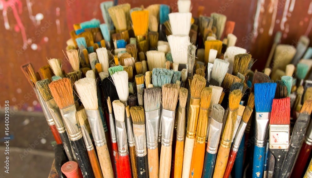 Obraz premium Assortment of paintbrushes