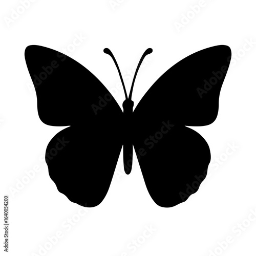 Minimalist graphic design of a sea turtle. A black animal silhouette symbol for aquatic and marine life conservation concepts.