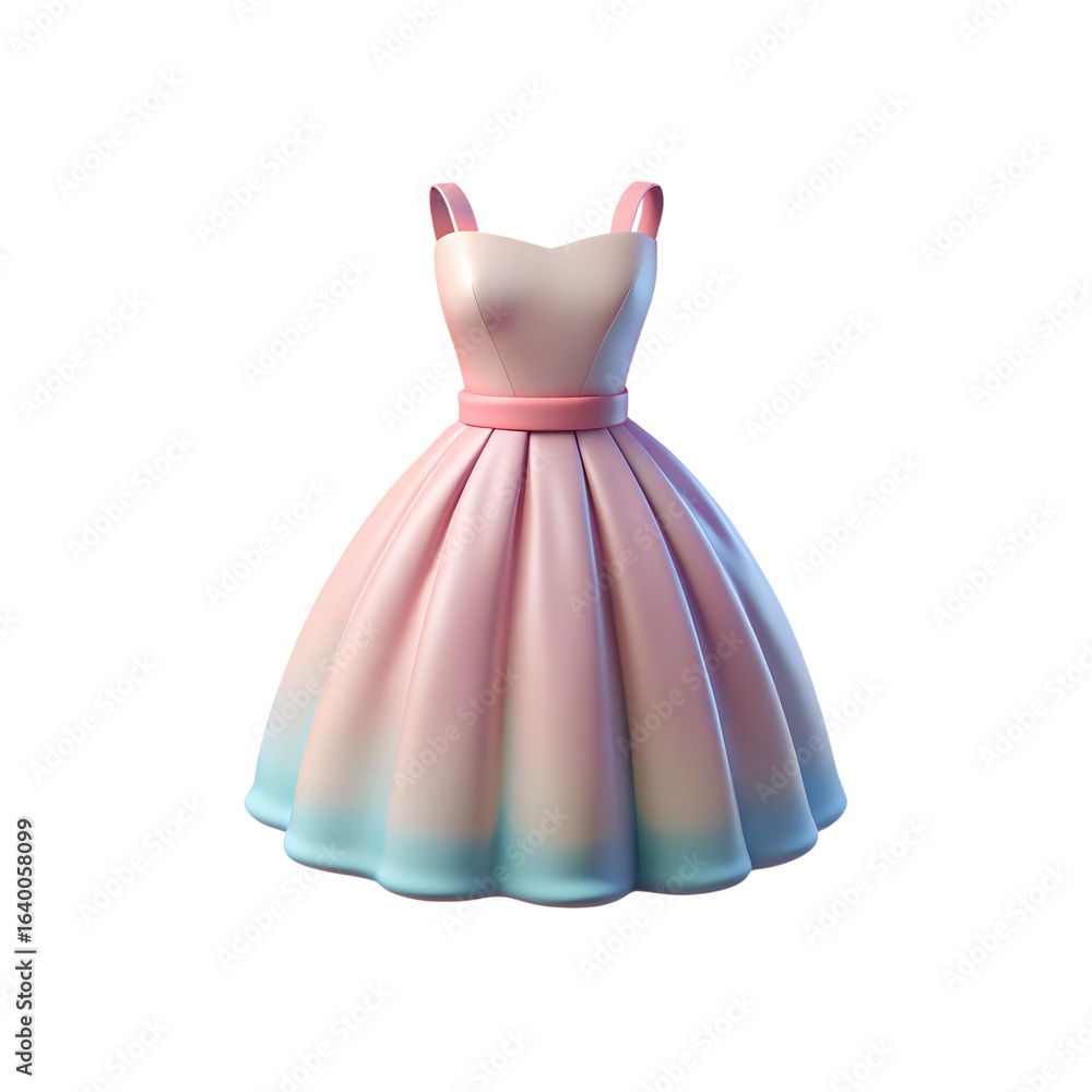 Obraz premium bridesmaid dress in soft pastel shades