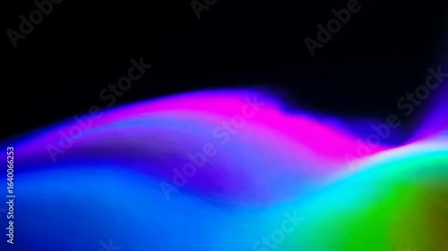 Abstract Neon Wave: A Symphony of Colors