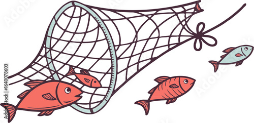 Vector Fishing and Outdoor Adventure