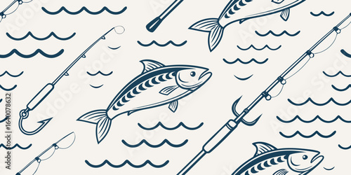 Vector Fishing and Outdoor Adventure