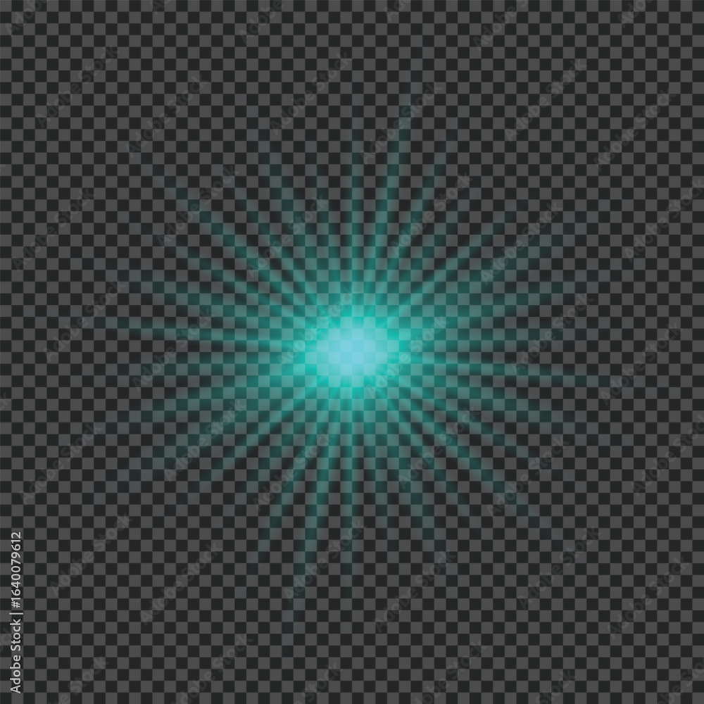 Light effect of green lens flares Light effect of green lens flares
