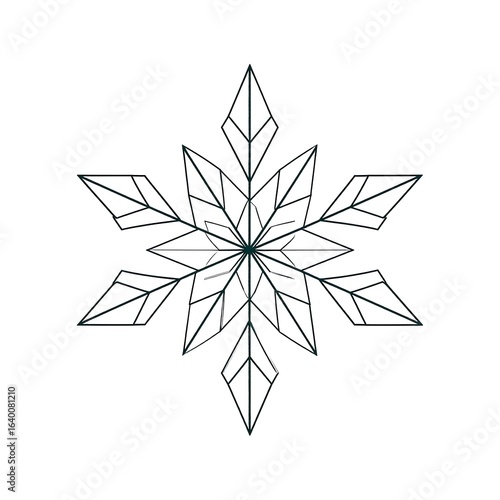 Abstract snowflake design (1)