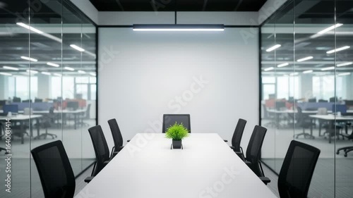 Modern Empty Conference Room Awaits Collaboration