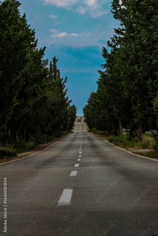 Fototapeta premium The roud leading to peace.
