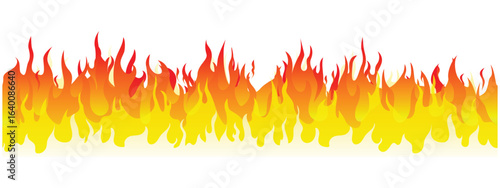 Cartoon campfire. Fire flames, bright fireball, heat wildfire and red hot bonfire campfire, red fiery flames isolated vector illustration set. Animated form and square, fireball and flame