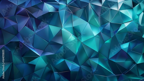 Abstract geometric polygon style background with beautiful pattern mosaic
